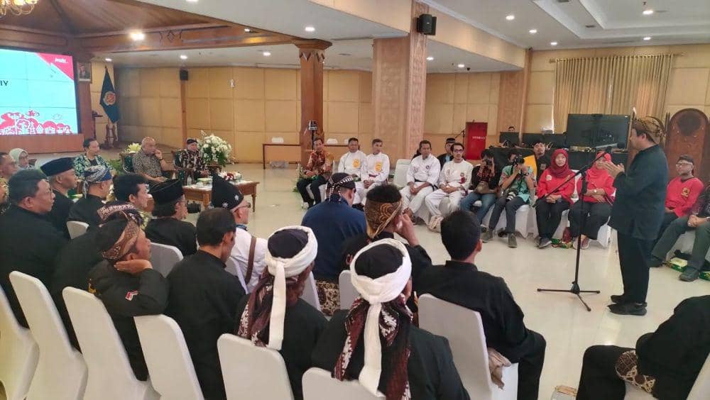 Sambung Rasa Wakil Gubernur DIY dengan Komunitas Pencak Silat di Gedhong Pracimasana, Kompleks Kepatihan, Yogyakarta, Minggu (12/11/2023). (Dok. Istimewa)