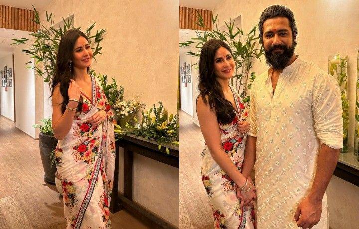 8 Potret Katrina Kaif dan Vicky Kaushal Rayakan Diwali 2023, Serasi!