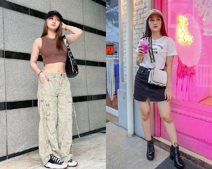 11 Ide OOTD Pakai Baseball Cap ala Sandrina Mazaya, Eye Catching!
