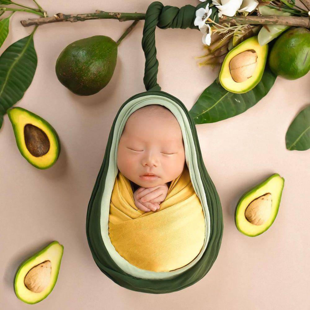 newborn photoshoot Quinny, anak Nex Carlos (instagram.com/vienesca)
