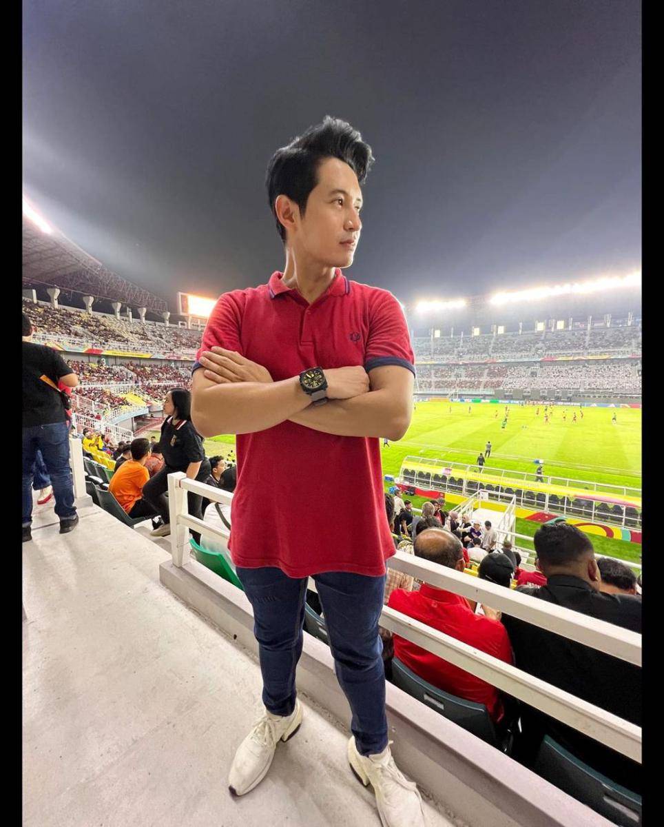 potret Chand Kelvin nonton Piala Dunia U-17 (instagram.com/chand_kelvin)