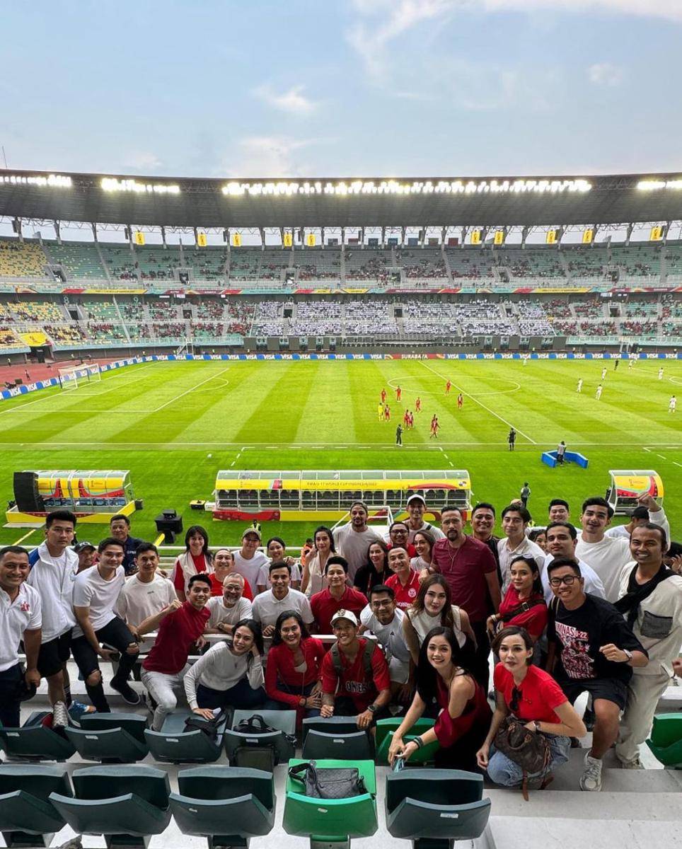 potret Chand Kelvin nonton Piala Dunia U-17 (instagram.com/chand_kelvin)