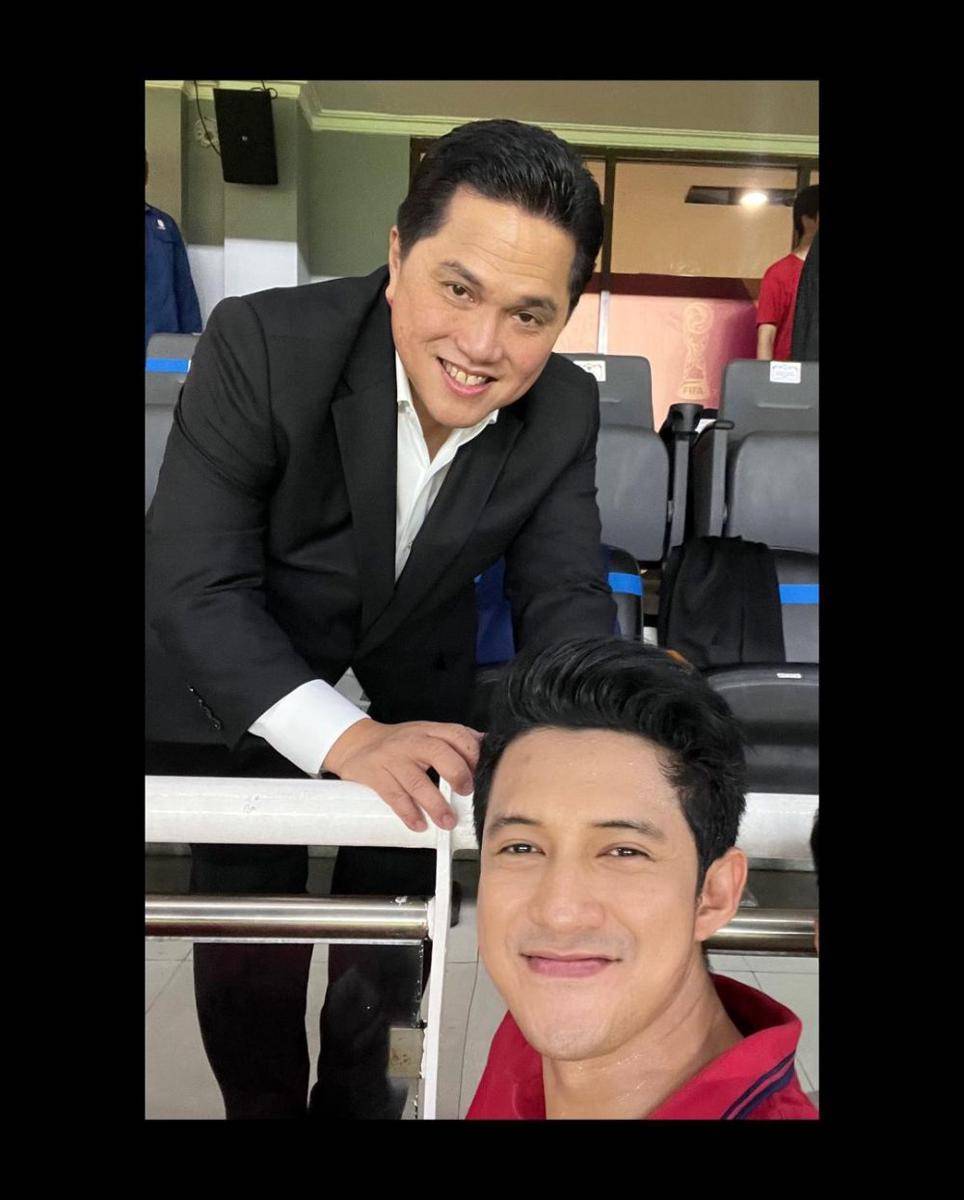 potret Chand Kelvin nonton Piala Dunia U-17 (instagram.com/chand_kelvin)