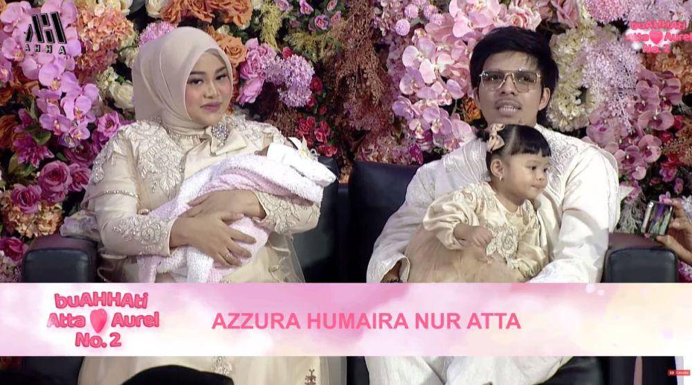 potret Azzura anak kedua Atta dan Aurel (YouTube.com/AH)