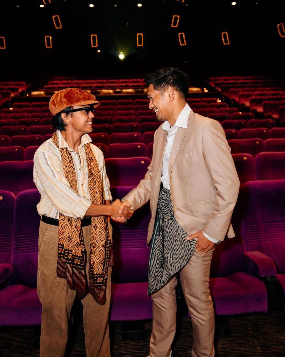potret Ibnu Jamil di gala premiere film Srimulat (instagram.com/ibnujamilo)