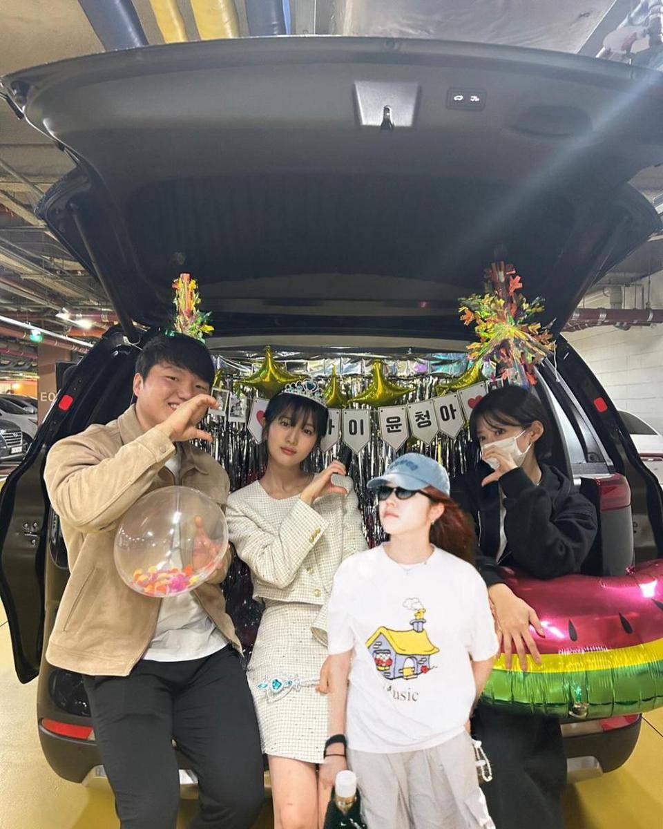 potret Shin Eun Soo di acara farewell drakor Twinkling Watermelon (instagram.com/nue_rri)