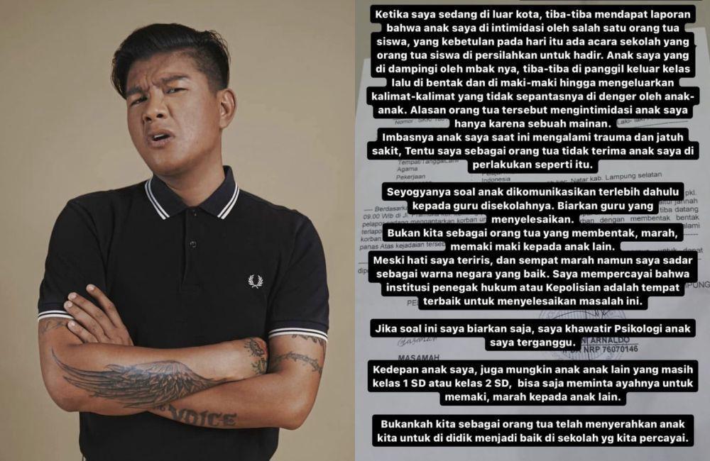 Kronologi Anak Andika Kangen Band Diintimidasi Wali Murid di Sekolah