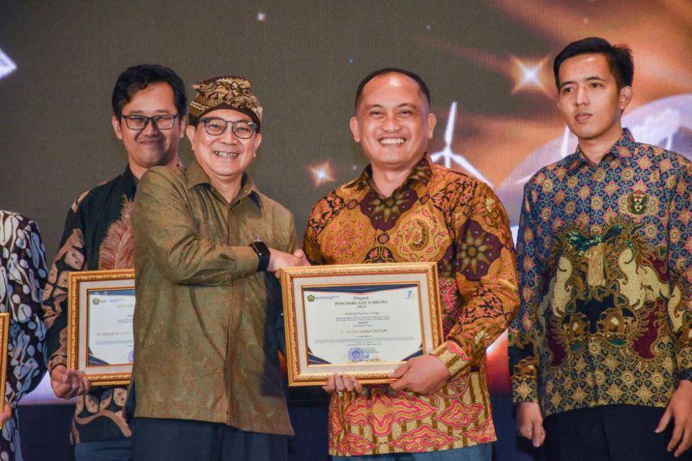 Astra Honda Motor menerima penghargaan Subroto Bidang Efisiensi Energi (Dok. IDN Times)
