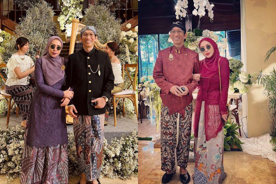 14 OOTD Couple Melly Goeslaw dan Anto Hoed, Gaya Keduanya Jadi Sorotan