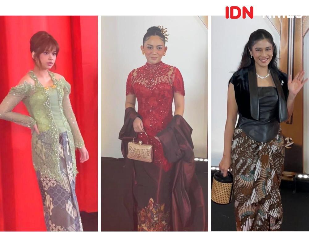 17 Potret Artis di Karpet Merah Festival Film Indonesia 2023