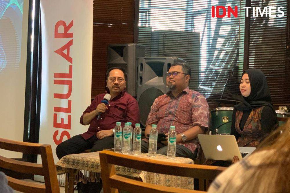Wakil Ketua Asosiasi Penyelenggara Telekomunikasi Seluruh Indonesia (ATSI), Merza Fachys (IDN Times/Misrohatun)
