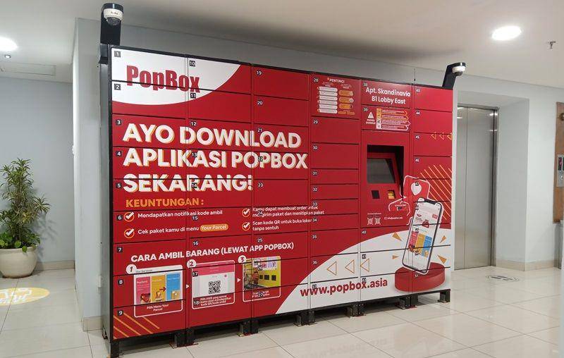 ilustrasi sewa loker di GBK (popbox.asia)