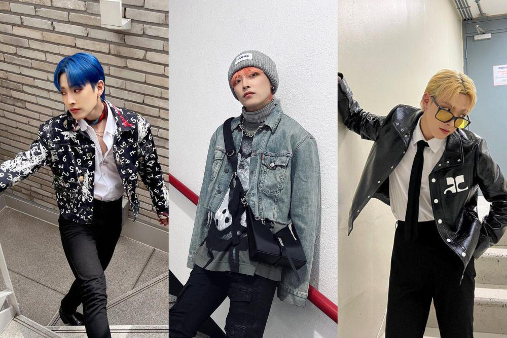 9 Ide OOTD Pakai Long Pants Hitam ala Hongjoong ATEEZ, Kece Maksimal!