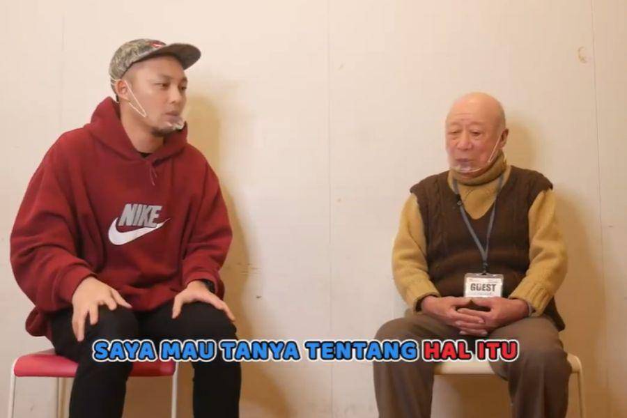 potret Kakek Sugiono (dok.  player MLBB/[VIRAL] DAISUKE BOTAK INTERVIEW KAKEK SUGIONO )