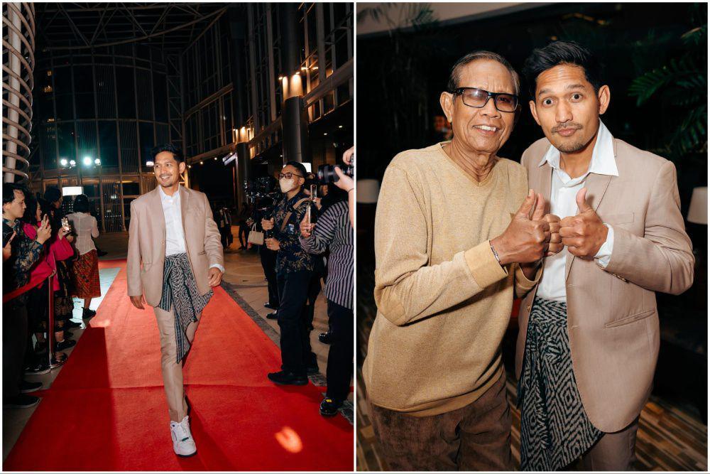 10 Potret Ibnu Jamil saat Hadiri Gala Premiere Film Srimulat