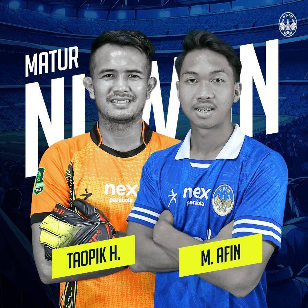 PSIM Jogja resmi melepas Taopik Hidayat dan Afin Bahrani (psimjogja.id)