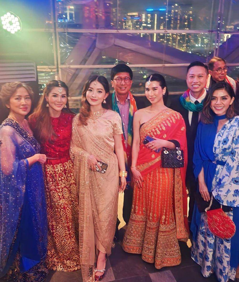 potret Natasha Wilona di Festival Diwali (instagram.com/natashawilona12)