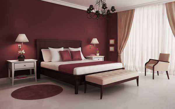 Ide dekorasi kamar tidur Maroon (venetostorico.com)