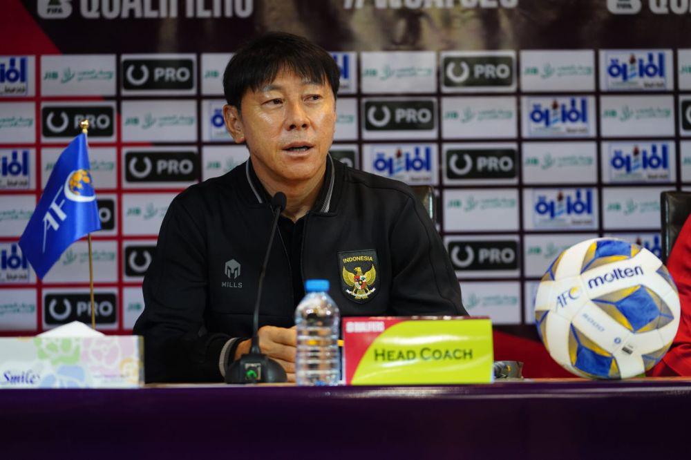 Shin Tae Yong Minta Timnas Indonesia Balas Irak di Leg 2