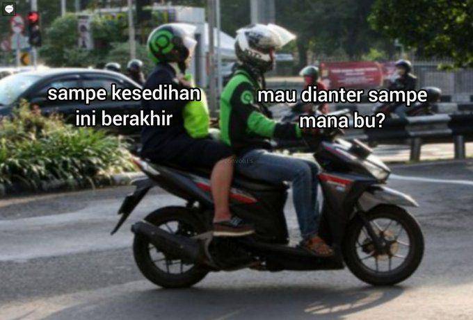 Meme percakapan ojol (x.com/convomfs)