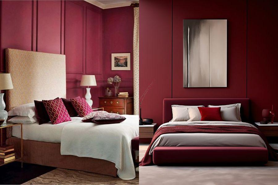9 Ide Dekorasi Kamar Tidur Warna Maroon, Estetik dan Hangat!