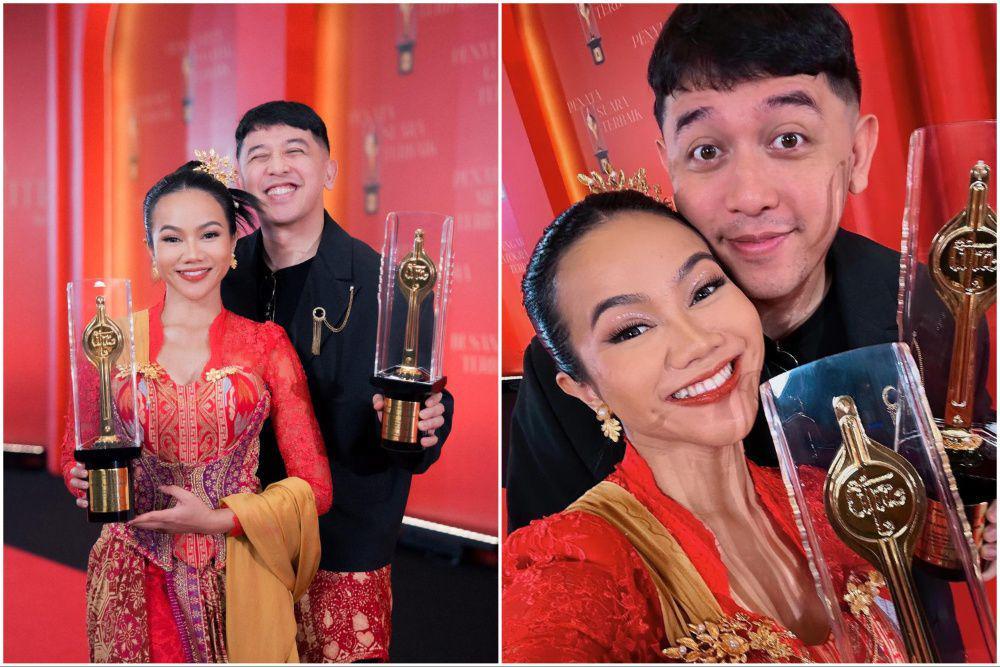 9 Potret Yura Yunita dan Donne Maula Menang Piala Citra FFI 2023
