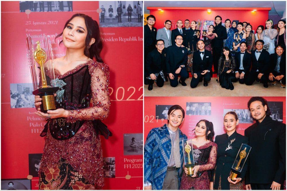 7 Potret Prilly Latuconsina Menang Piala Citra FFI 2023