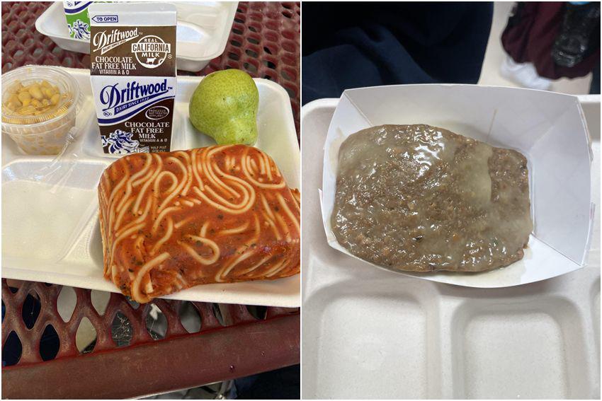 10 Potret Tampilan Makan Siang Sekolah Paling Menyedihkan