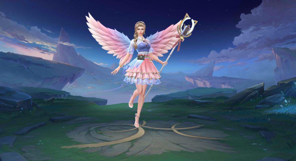 tampilan skin Rafaela Seraphic Selfie (dok. Moonton/Mobile Legends)