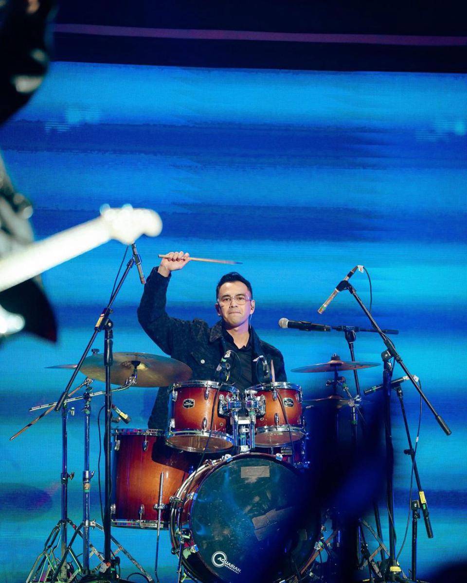 momen Raffi Ahmad main drum (instagram.com/raffinagita1717/)