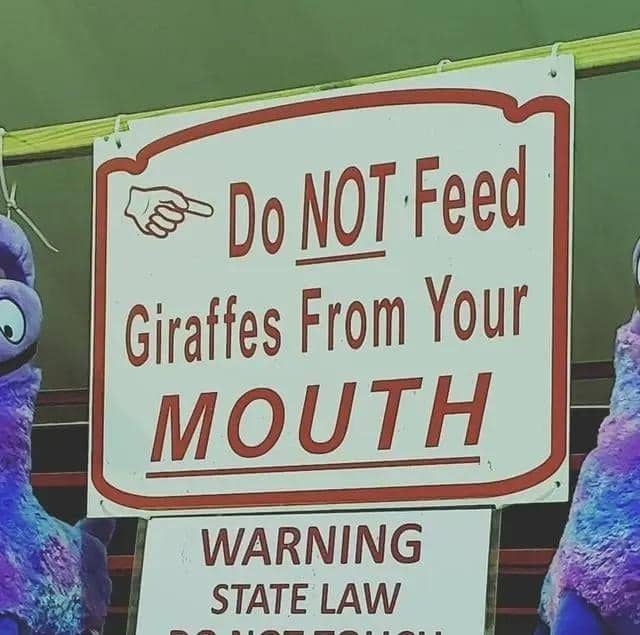 Potret lucu papan tanda hewan (reddit.com/user/Austingrey2you)