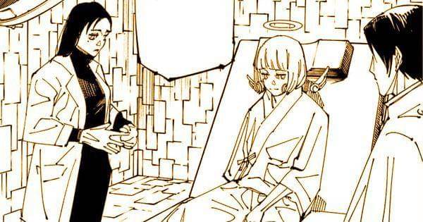 Hana Kurusu dirawat Yuta dan Shoko  ( Dok. Shueisha / Jujutsu Kaisen )