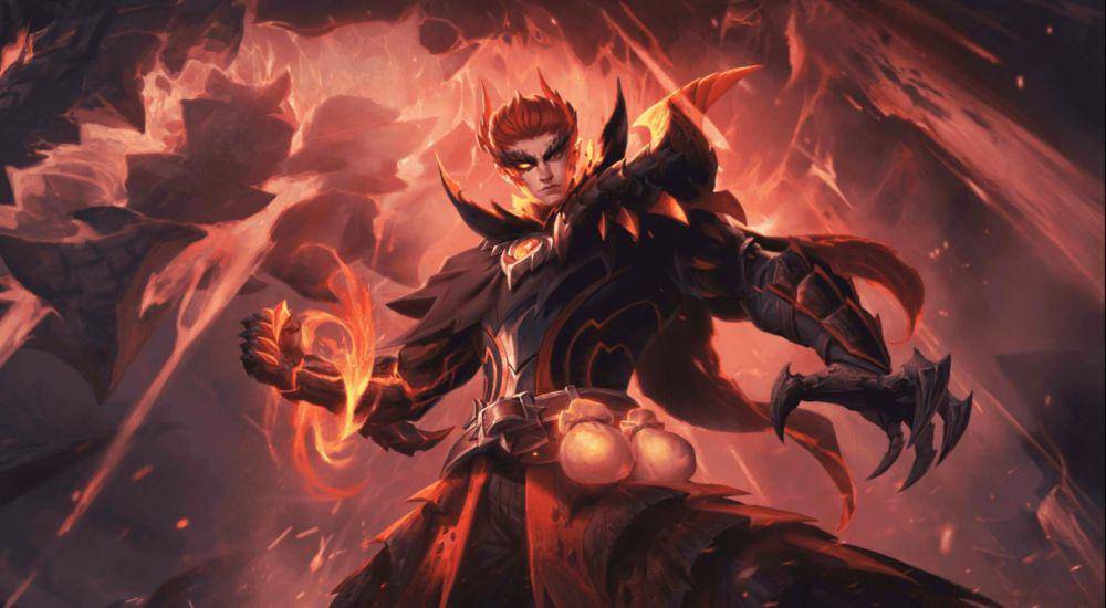 tampilan skin Valir Draconic Flame (dok. Moonton/Mobile Legends)