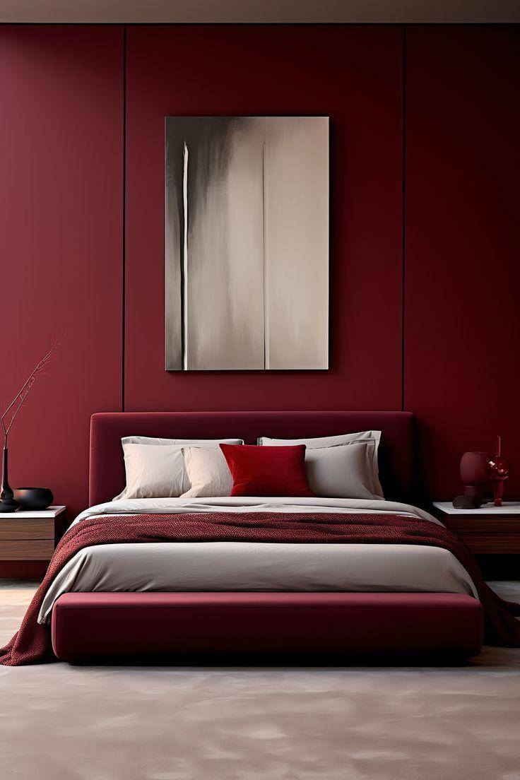 Ide dekorasi kamar tidur Maroon (DGEXP Home)