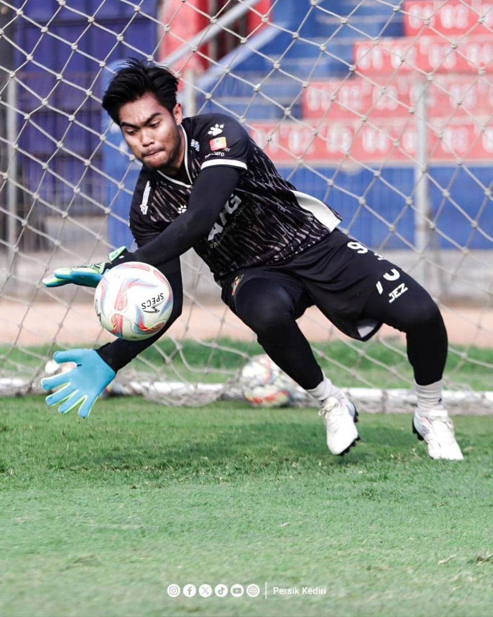 Kartika Adjie saat berseragam Persik Kediri. IDN Times/ istimewa