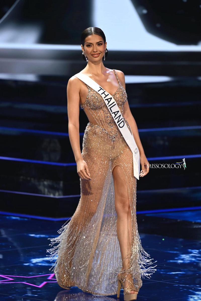 Potret Gaun Malam Finalis Asia di Preliminary Miss Universe 2023 (Facebook.com/Missosology)
