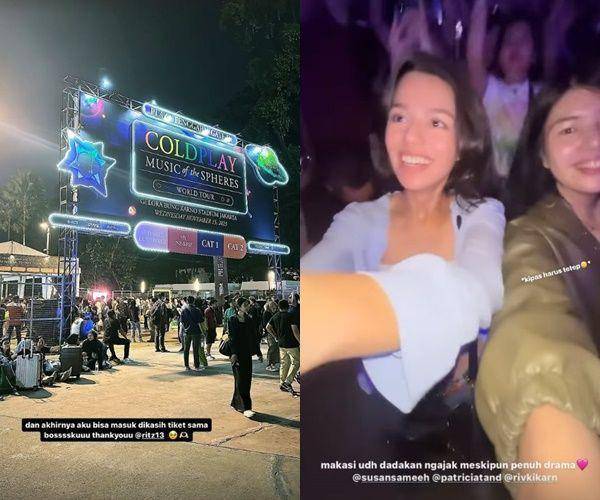 artis kena tipu tiket Coldplay (Instagram.com/susansameh)