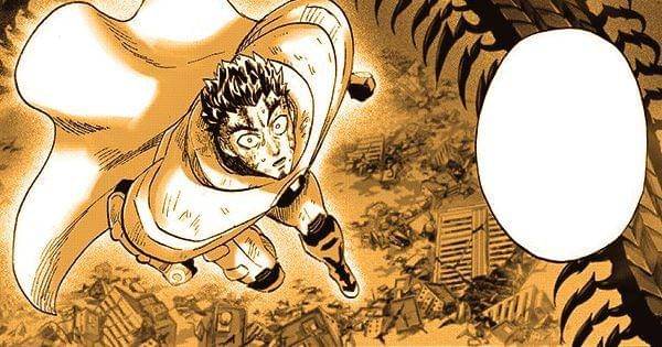 Blast melihat God saat melawan Elder Centipede ( Dok. tonarinoyj.jp/One Punch Man )