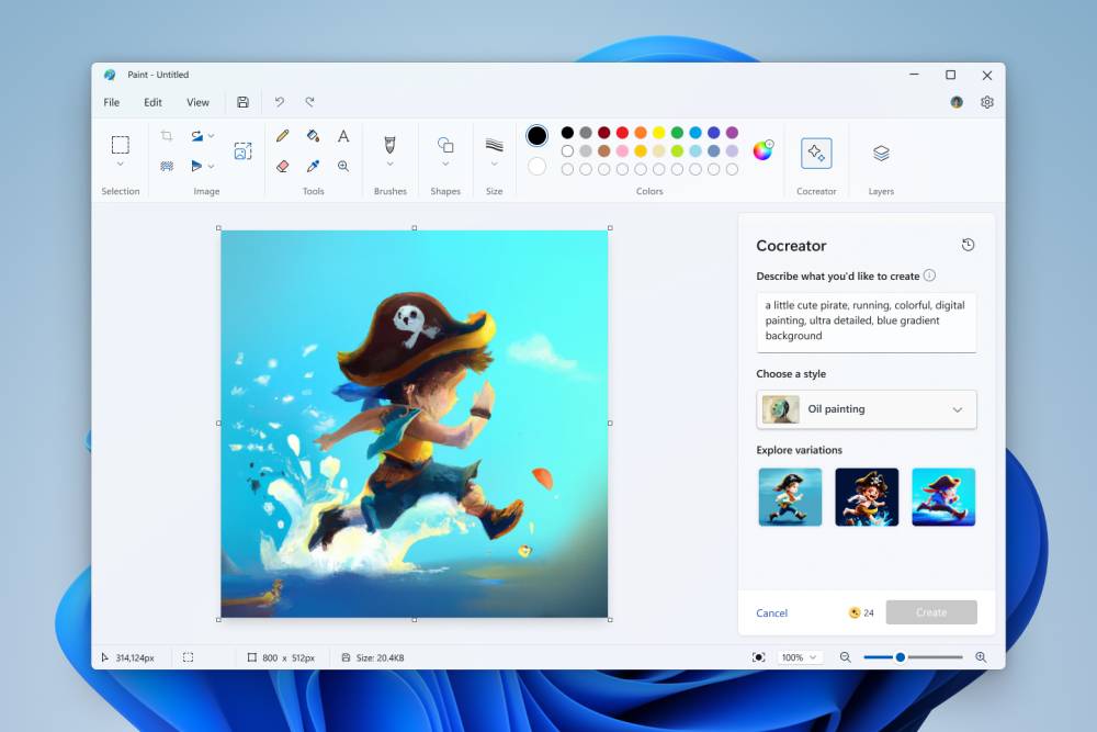 Microsoft Paint Cocreator (support.microsoft.com)