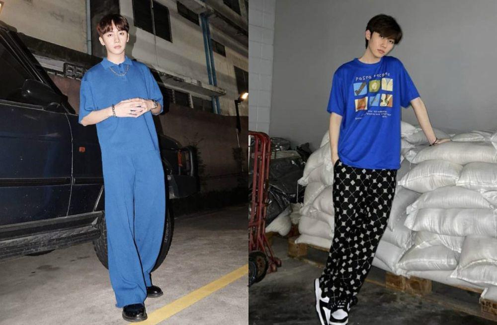 7 Referensi Outfit Warna Biru ala Mark Siwat, Kasual Hingga Formal