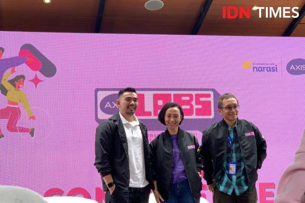 Konferensi pers AXISLAB (IDN Times/Misrohatun)