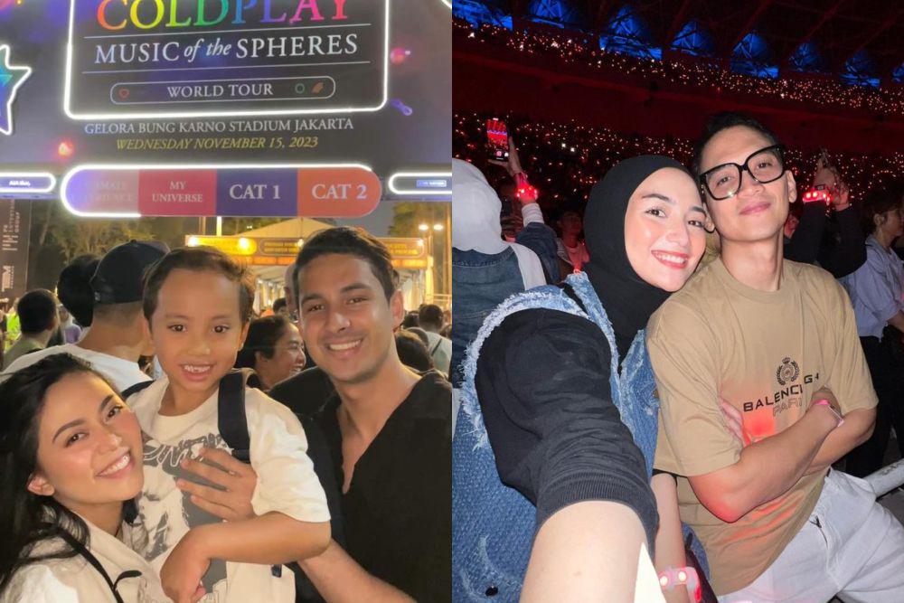 16 Seleb Bareng Pasangan saat Nonton Konser Coldplay di Jakarta, Seru!