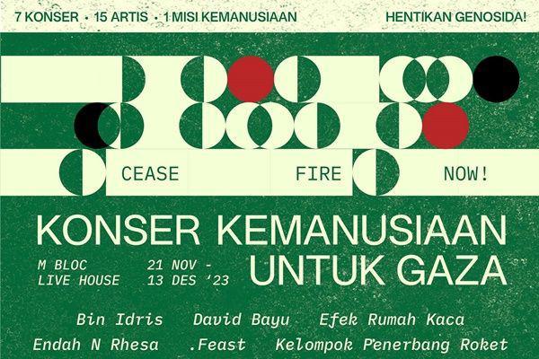Daftar Artis yang Tampil di Konser Kemanusiaan untuk Gaza di M Bloc