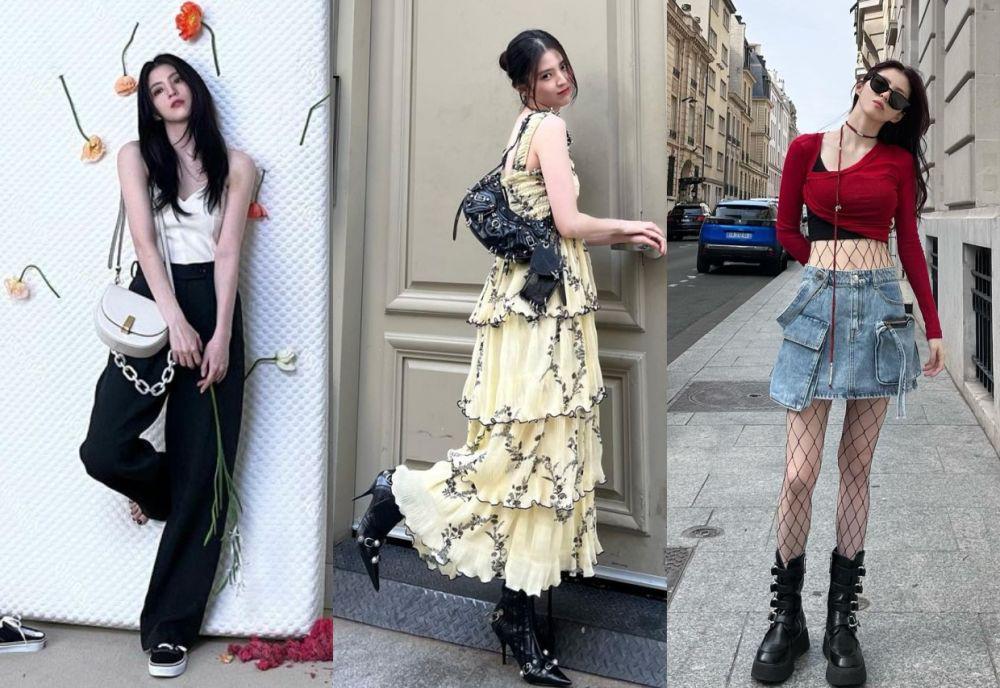 14 Ide OOTD Han So Hee yang Girly tapi Nyentrik, Fashionista!