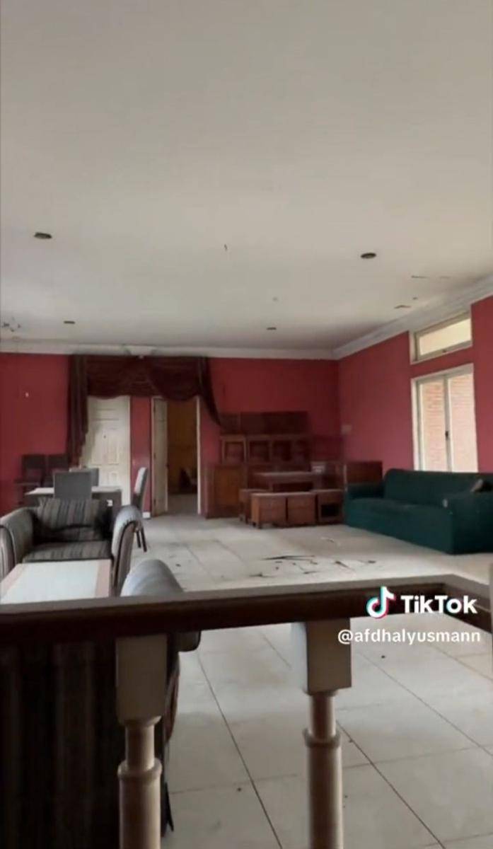 Kondisi rumah genta buana (Tiktok.com/afdhalyusman)