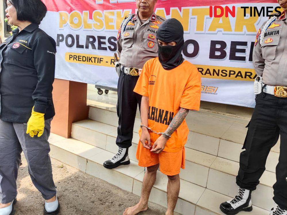 Satu dari lima pelaku pengeroyokan di Bekasi. (IDN Times/Imam Faishal)
