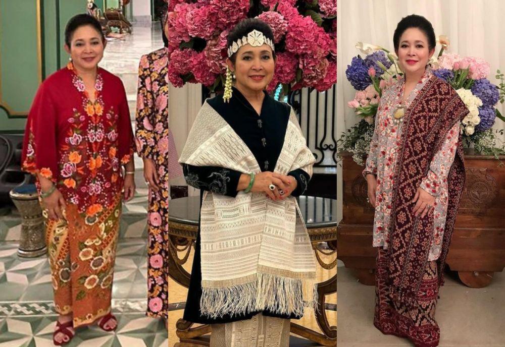 14 Ragam Kebaya Titiek Soeharto, Style Klasik nan Bersahaja
