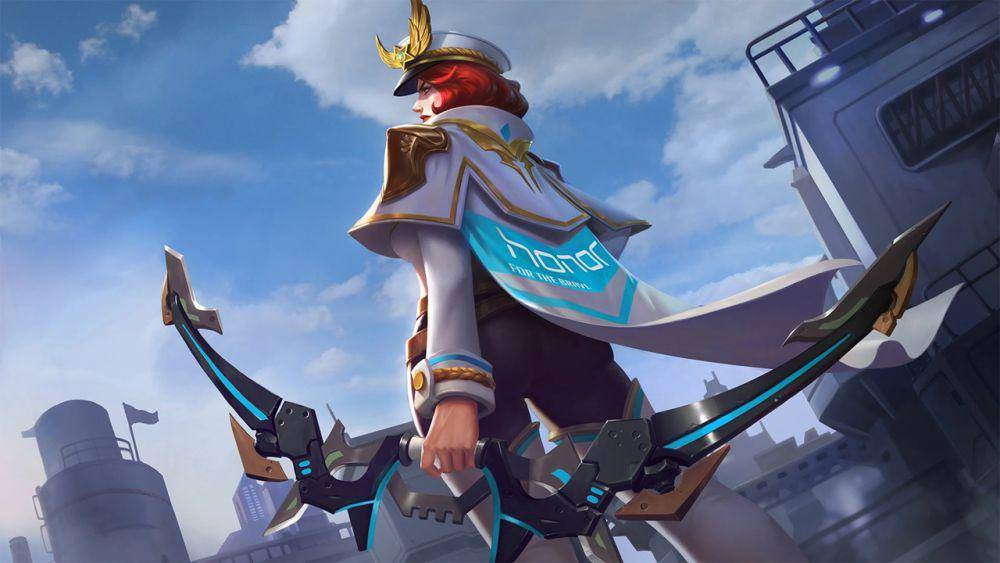 skin Miya hasil kolaborasi dengan brand Huawei. (dok. Moonton/Mobile Legends)