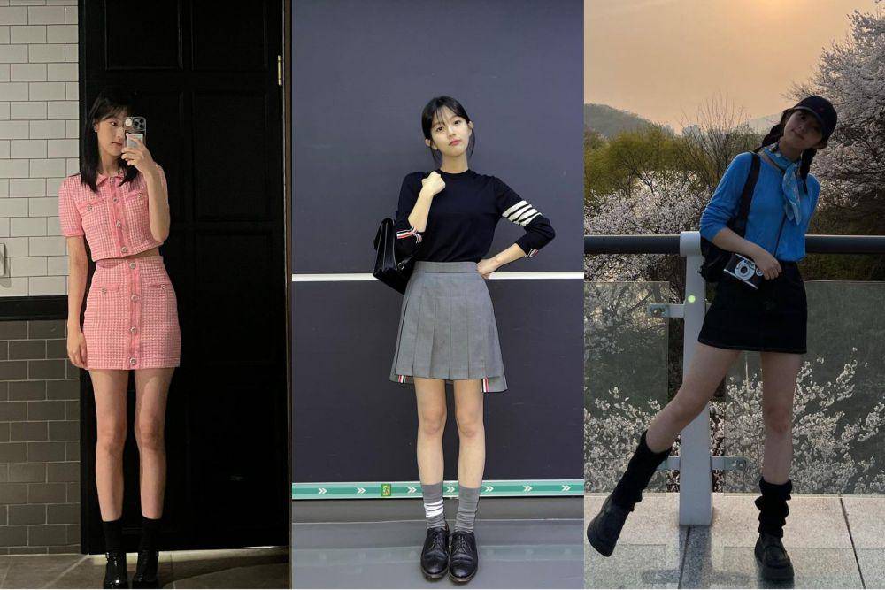 ide mix and match rok mini ala Shin Eun Soo (instagram.com/su1023_)