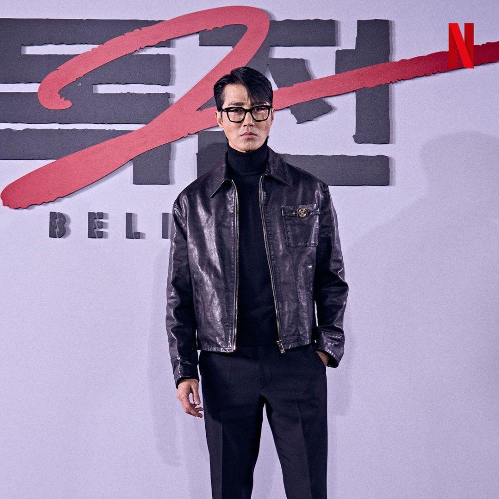 Cha Seung Won di konferensi pers film Believer 2 (instagram.com/netflixkr)